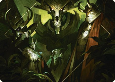 Meeting of the Five Art Card [Streets of New Capenna Art Series] (ASNC 30)