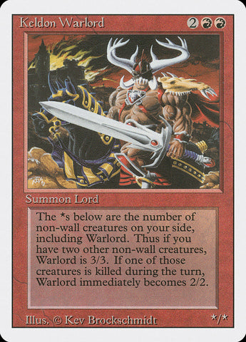 Keldon Warlord [Revised Edition] (3ED 160)
