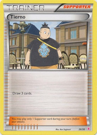 Tierno (26/30) [XY: Trainer Kit - Bisharp & Wigglytuff]
