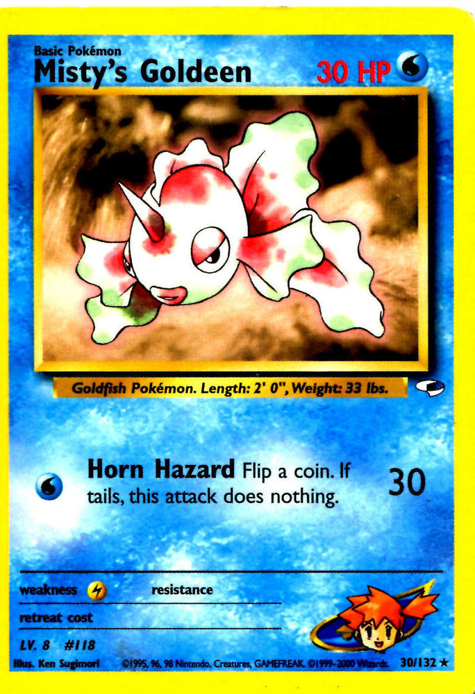 Misty's Goldeen (30/132) [Gym Heroes]