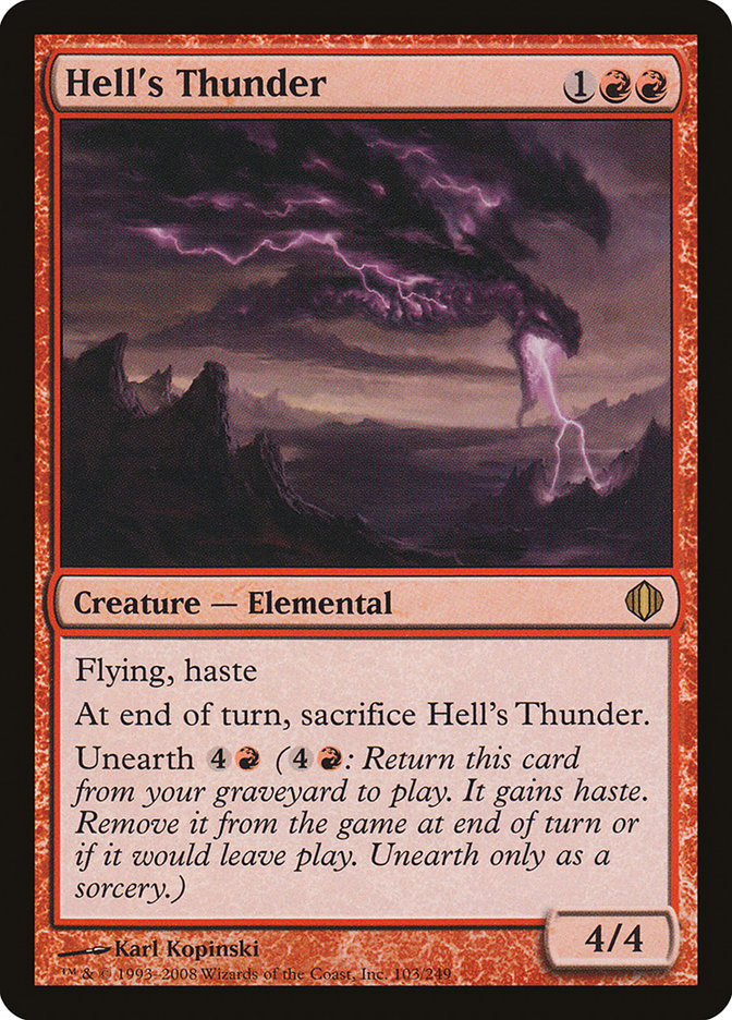 Hell's Thunder [Shards of Alara] (ALA 103)