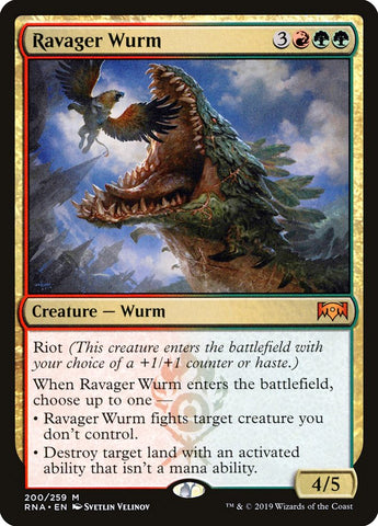 Ravager Wurm [Ravnica Allegiance] (RNA 200)