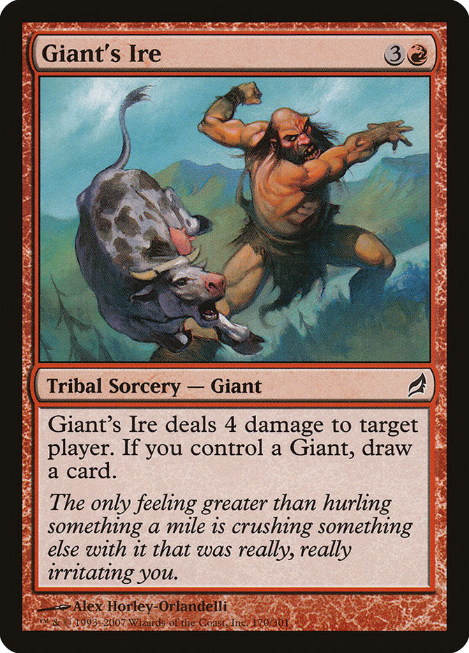 Giant's Ire [Lorwyn] (LRW 170)