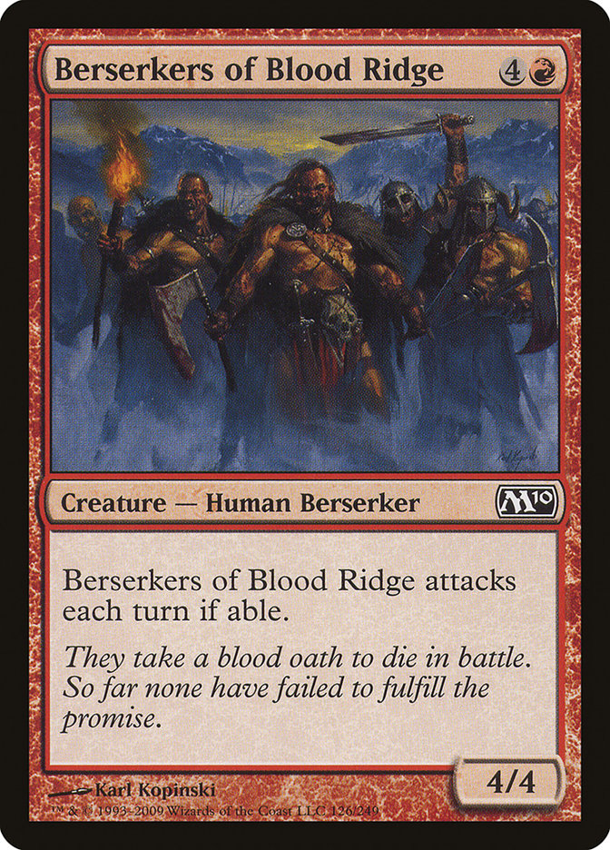 Berserkers of Blood Ridge [Magic 2010] (M10 126)