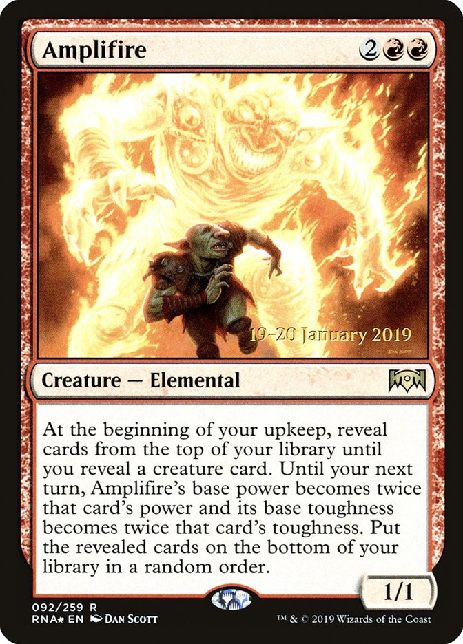 Amplifire [Ravnica Allegiance Prerelease Promos] (PRNA 92S)