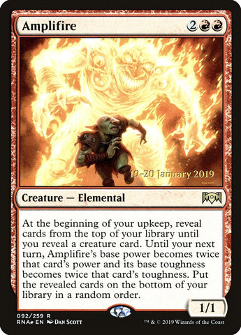 Amplifire [Ravnica Allegiance Prerelease Promos] (PRNA 92S)