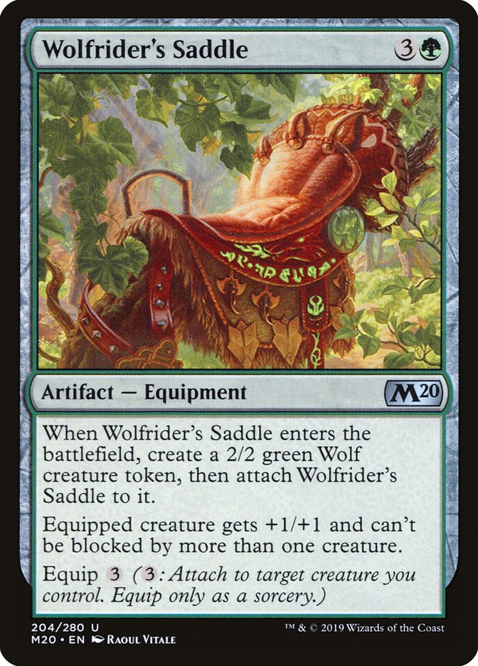Wolfrider's Saddle [Core Set 2020] (M20 204)