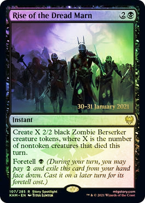 Rise of the Dread Marn  [Kaldheim Prerelease Promos] (PKHM 107)