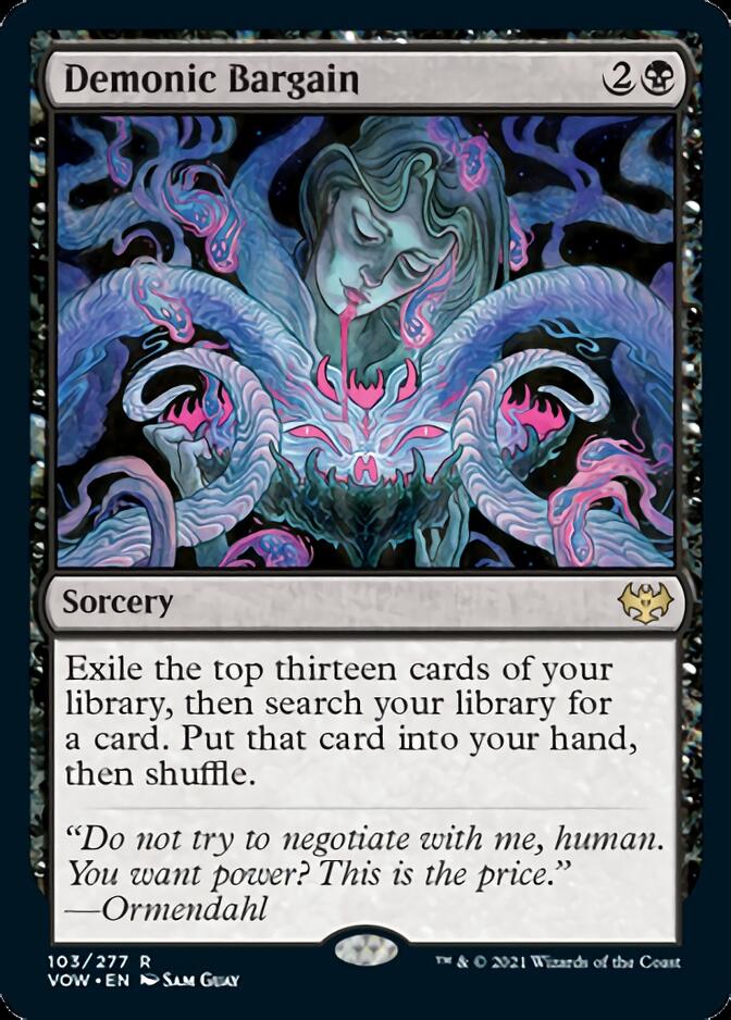 Demonic Bargain [Innistrad: Crimson Vow] (VOW 103)