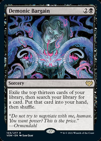 Demonic Bargain [Innistrad: Crimson Vow] (VOW 103)