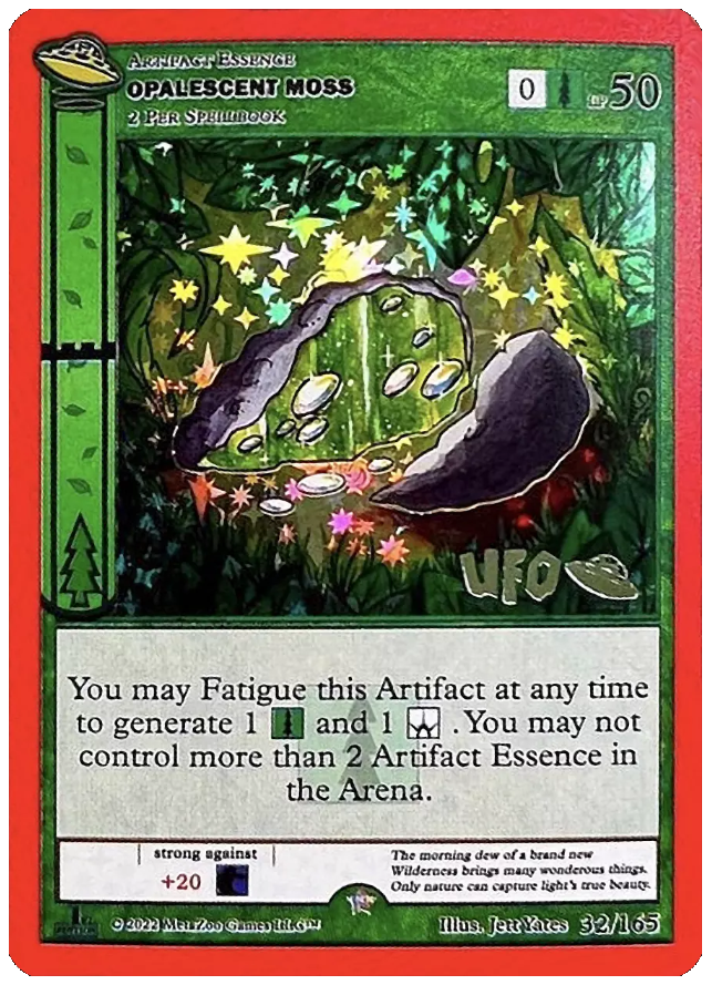 Opalescent Moss [Cryptid Nation: UFO First Edition]
