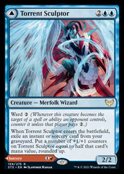 Torrent Sculptor // Flamethrower Sonata [Strixhaven: School of Mages] (STX 159)