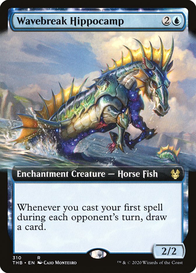 Wavebreak Hippocamp (Extended Art) [Theros Beyond Death] (THB 310)