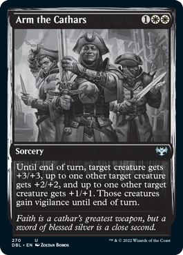 Arm the Cathars [Innistrad: Double Feature] (DBL 270)
