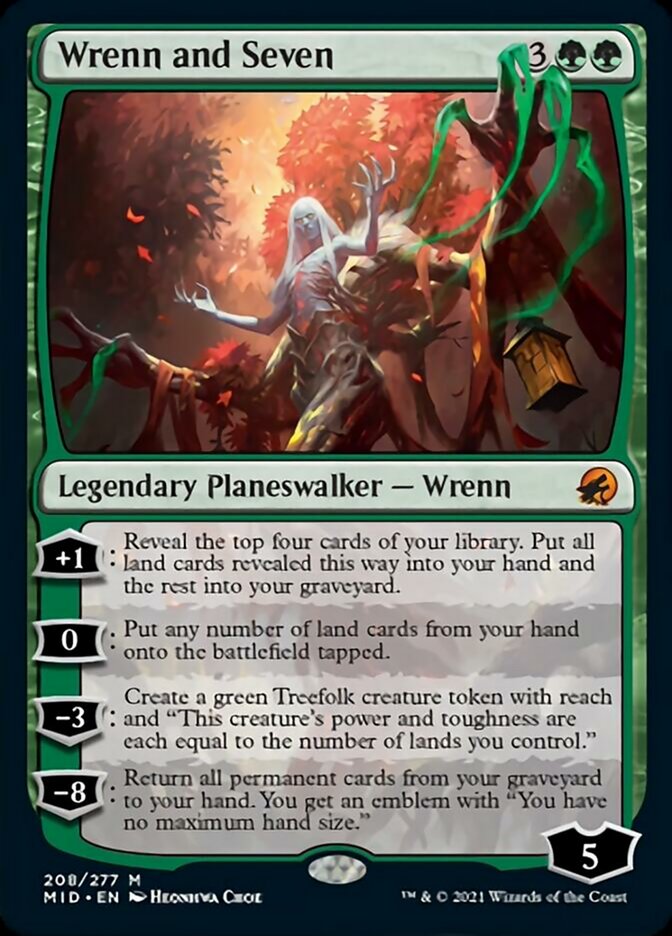 Wrenn and Seven [Innistrad: Midnight Hunt] (MID 208)