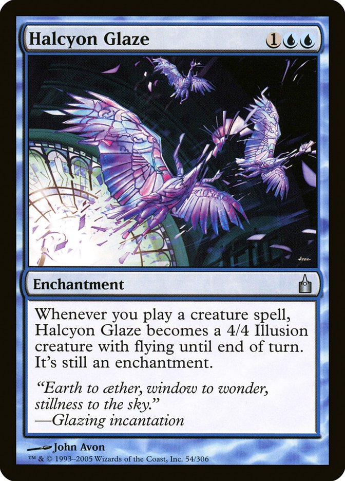 Halcyon Glaze [Ravnica: City of Guilds] (RAV 54)