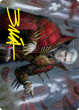 Edgar, Charmed Groom 1 Art Card (Gold-Stamped Signature) [Innistrad: Crimson Vow Art Series] (AVOW 59)