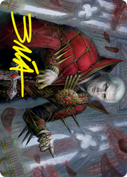 Edgar, Charmed Groom 1 Art Card (Gold-Stamped Signature) [Innistrad: Crimson Vow Art Series] (AVOW 59)