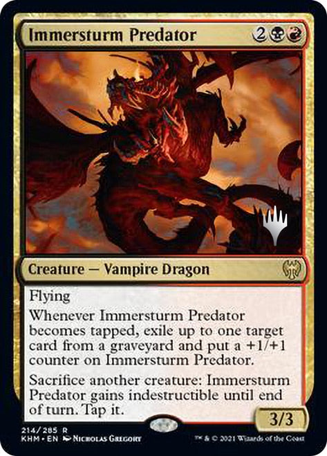 Immersturm Predator [Kaldheim Promo Pack] (PKHM 214)