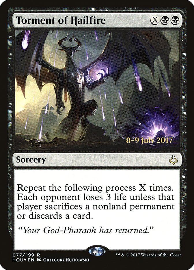 Torment of Hailfire  (Prerelease) [Hour of Devastation Prerelease Promos] (PHOU 77S)