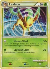 Leafeon - 17/90 (Prerelease Promo) [Staff] [Nintendo: Black Star Promos]