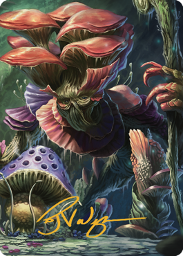 Myconid Adult Art Card (Gold-Stamped Signature) [Commander Legends: Battle for Baldur's Gate Art Series]
