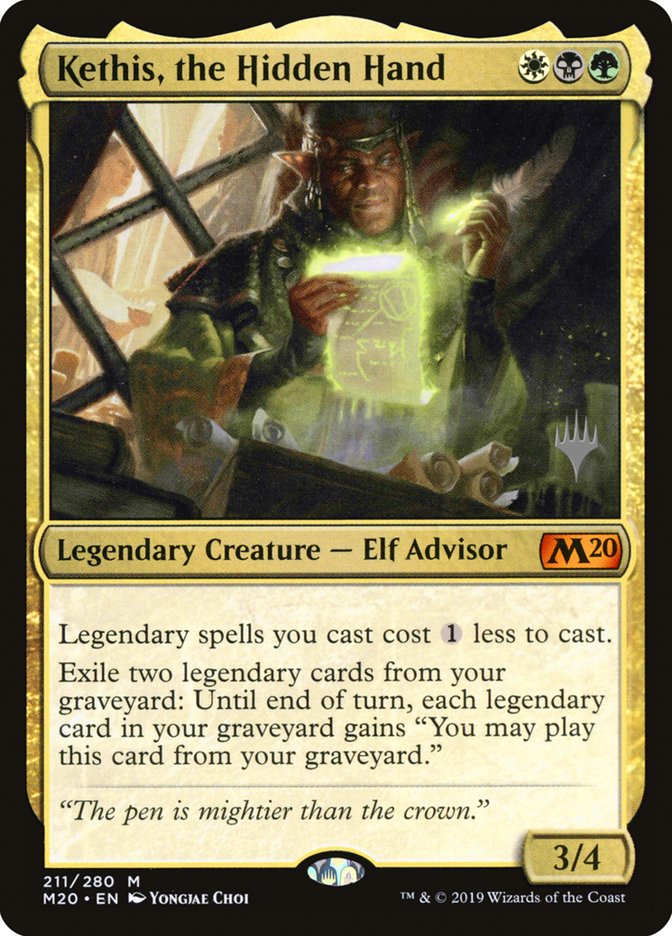 Kethis, the Hidden Hand (Promo Pack) [Core Set 2020 Promos] (PM20 211P)