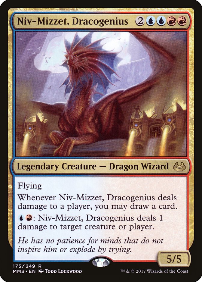 Niv-Mizzet, Dracogenius [Modern Masters 2017] (MM3 175)