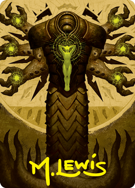 Inquisition of Kozilek Art Card (Gold-Stamped Signature) [Strixhaven: School of Mages Art Series] (ASTX 71)
