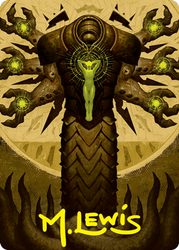 Inquisition of Kozilek Art Card (Gold-Stamped Signature) [Strixhaven: School of Mages Art Series] (ASTX 71)