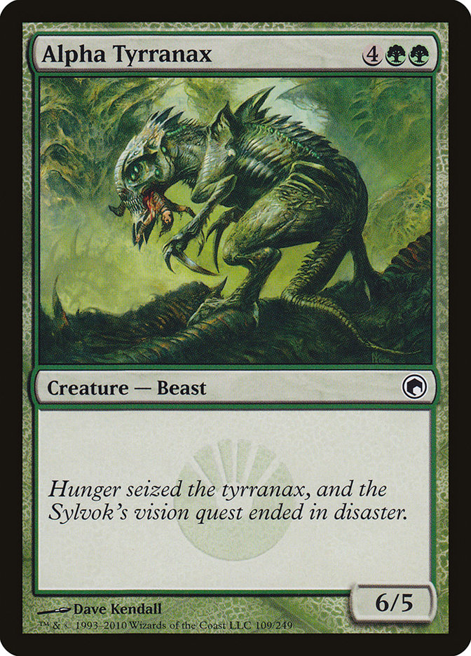 Alpha Tyrranax [Scars of Mirrodin] (SOM 109)