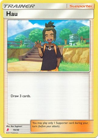 Hau (19) (Lycanroc Half-Deck) [Sun & Moon: Trainer Kit - Lycanroc & Alolan Raichu]