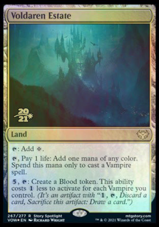 Voldaren Estate [Innistrad: Crimson Vow Prerelease Promos] (PVOW 267)