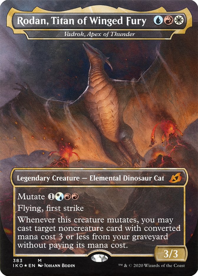 Vadrok, Apex of Thunder - Rodan, Titan of Winged Fury (Godzilla Series) [Ikoria: Lair of Behemoths] (IKO 383)