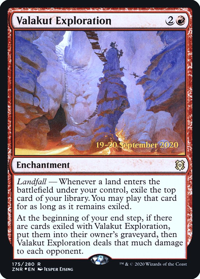 Valakut Exploration  [Zendikar Rising Prerelease Promos] (PZNR 175S)