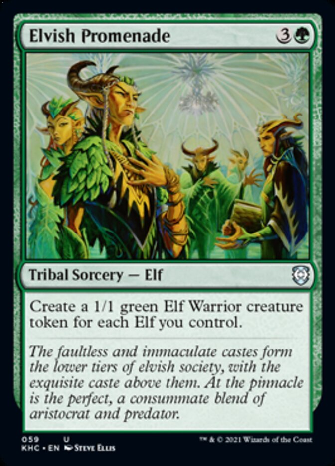 Elvish Promenade [Kaldheim Commander] (KHC 59)