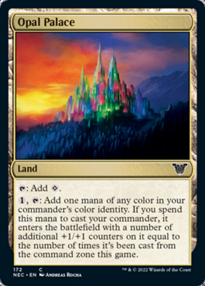Opal Palace [Kamigawa: Neon Dynasty Commander] (NEC 172)