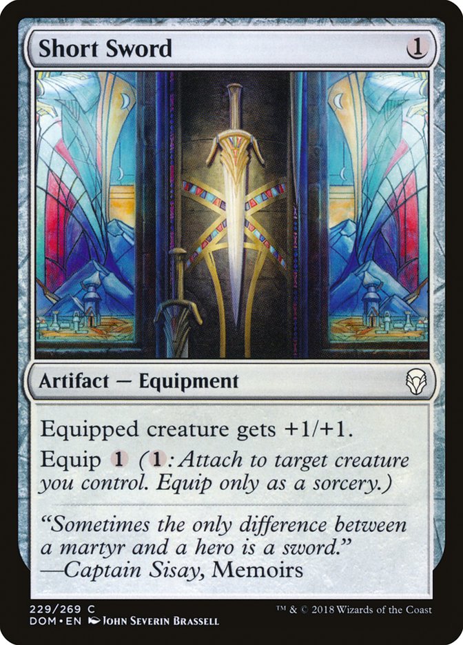 Short Sword [Dominaria] (DOM 229)