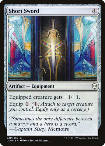 Short Sword [Dominaria] (DOM 229)