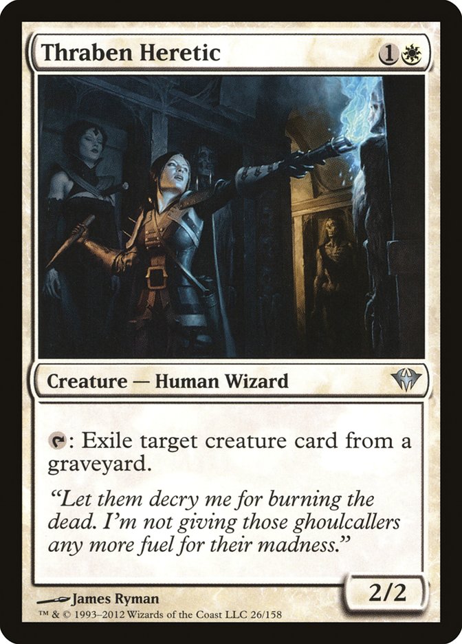 Thraben Heretic [Dark Ascension] (DKA 26)