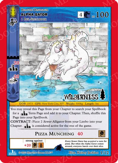 Alpha Gator [Cryptid Nation: Wilderness First Edition Theme Deck]