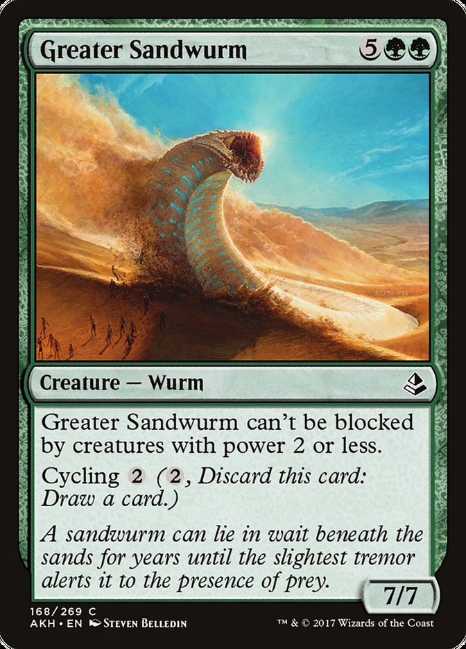 Greater Sandwurm [Amonkhet] (AKH 168)