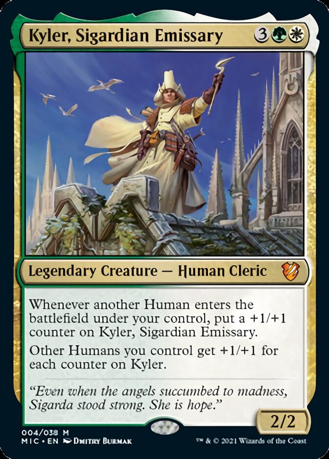 Kyler, Sigardian Emissary [Innistrad: Midnight Hunt Commander] (MIC 4)