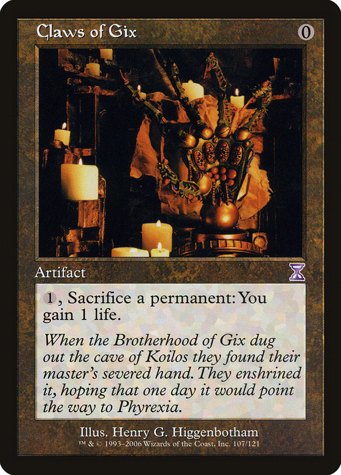 Claws of Gix [Time Spiral Timeshifted] (TSB 107)