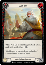 Wax On (Red) [EVR050] 1st Edition Rainbow Foil