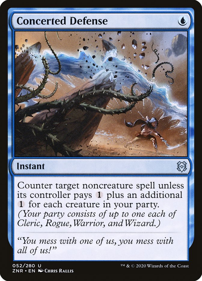 Concerted Defense [Zendikar Rising] (ZNR 52)