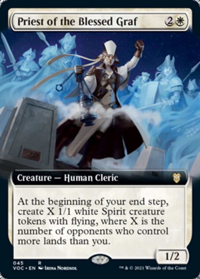 Priest of the Blessed Graf (Extended) [Innistrad: Crimson Vow Commander] (VOC 45)