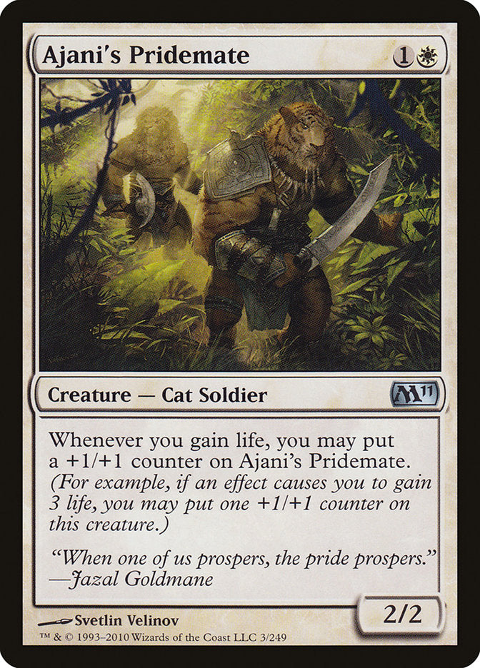 Ajani's Pridemate [Magic 2011] (M11 3)