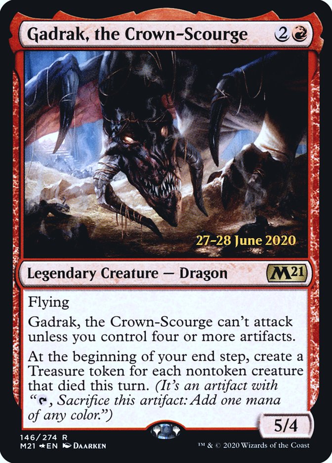 Gadrak, the Crown-Scourge  [Core Set 2021 Prerelease Promos] (PM21 146S)