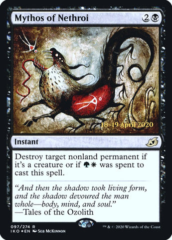 Mythos of Nethroi  [Ikoria: Lair of Behemoths Prerelease Promos] (PIKO 97S)